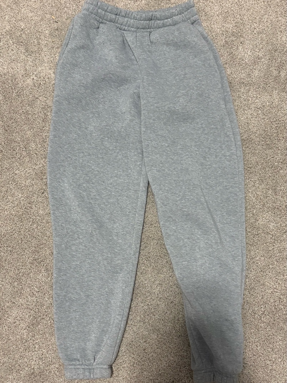 Women's Gray Fleece Jogger Pants - Comfortable Everyday Track Pants